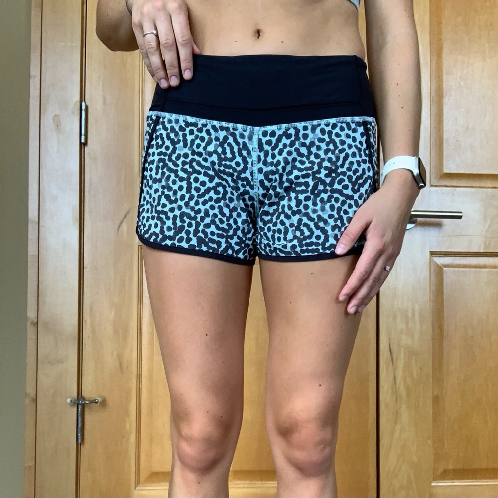lulu lemon polka dot shorts